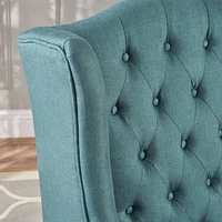 Noble House Adriana High-Back Fabric Club Chair