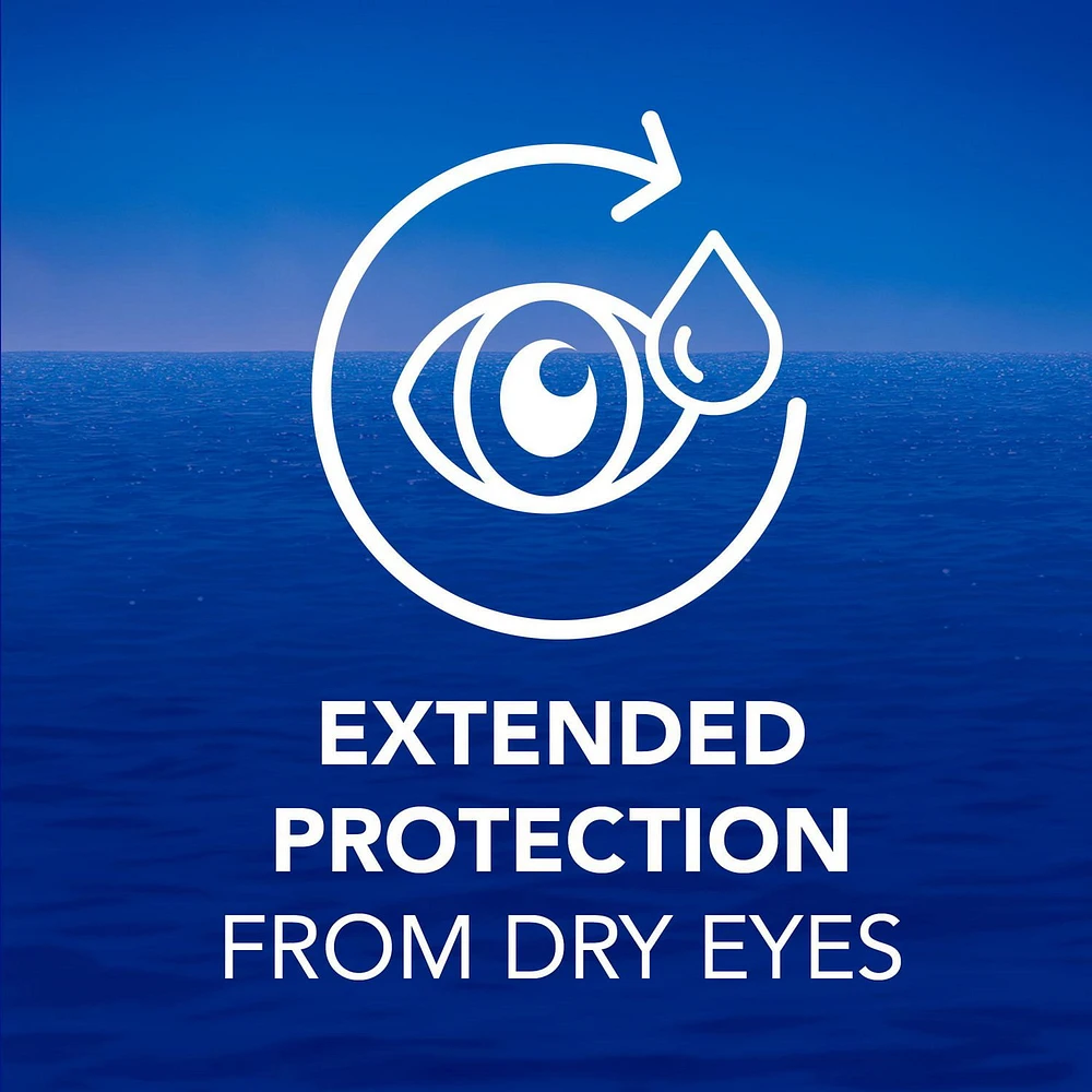 hydraSense Ultra Eye Gel Gouttes pour les yeux secs - Gouttes pour les yeux sans conservateur, gouttes de gel pour un confort immédiat et une protection prolongée, soulagement des yeux secs, d'origine naturelle, peuvent être utilisées avec des contacts 2x10 ml