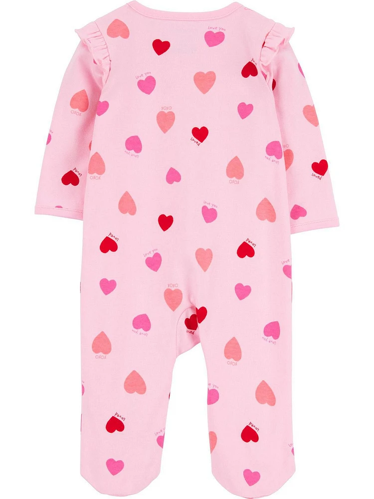 Carter's Child of Mine Sleep N Play pour bébé fille, cœur rose