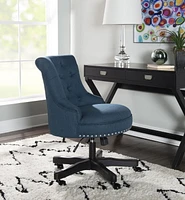 Callum Azure Blue Office Chair