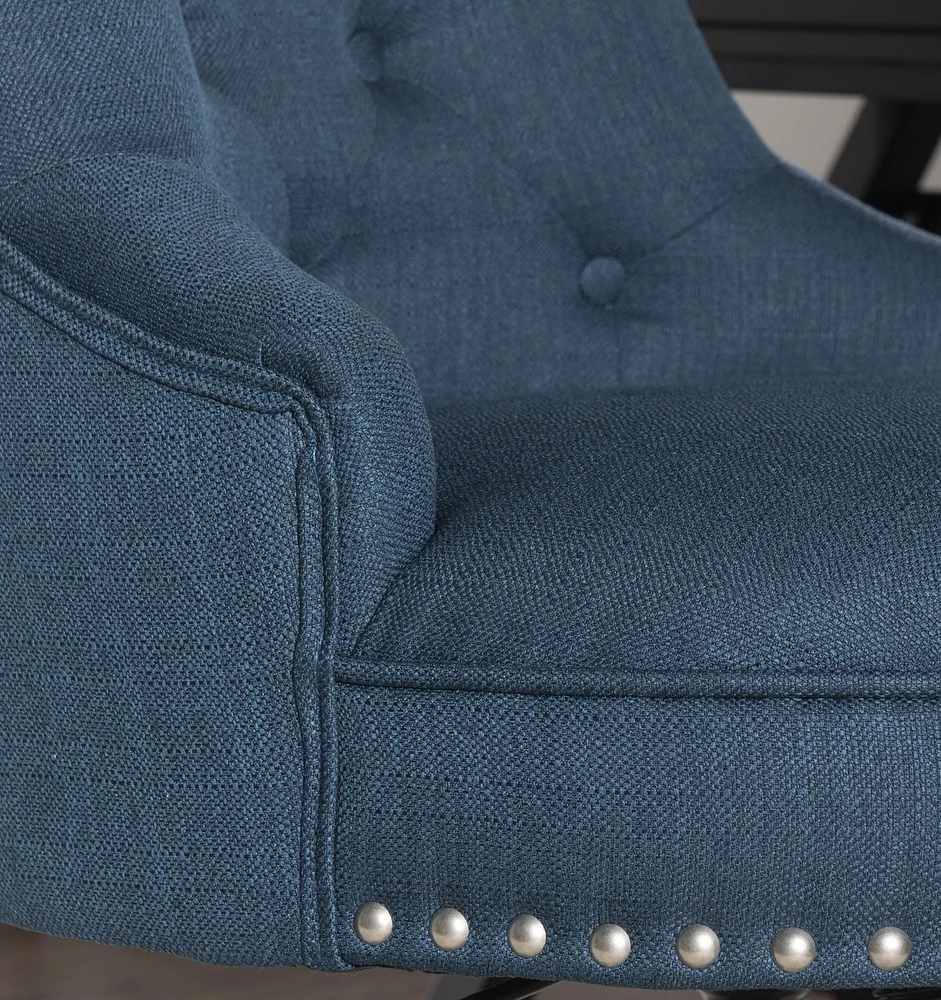 Callum Azure Blue Office Chair