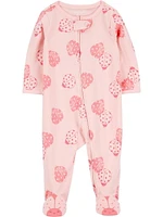 Carter's Child of Mine Baby Girls' Sleep N Play Pink Ladybug, Preemie