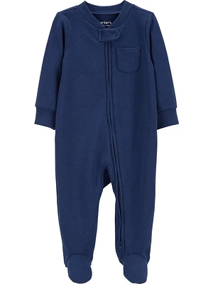 Carter's Child of Mine Baby Boys' Sleep N Play Navy, Preemie - 6/9 Months