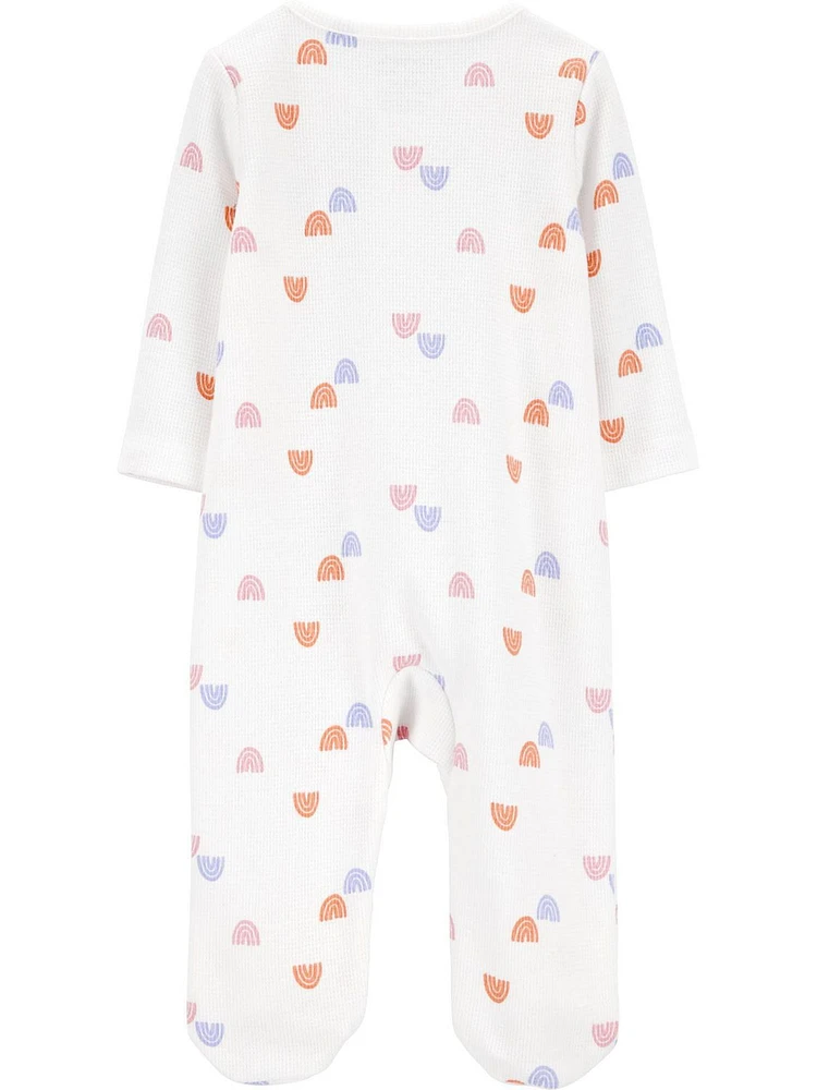 Carter's Child of Mine Baby Girls' Sleep N Play Rainbow, Preemie - 6/9 Months