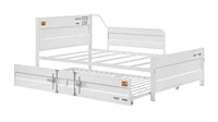 ACME Cargo Daybed & Trundle (Twin Size) in White