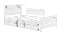 ACME Cargo Daybed & Trundle (Twin Size) in White