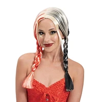 WAY TO CELEBRATE BLACK & RED BRAIDS WIG