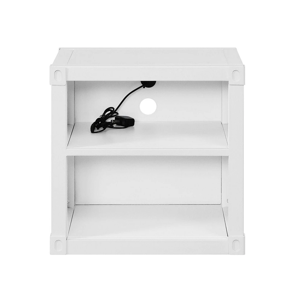 ACME Cargo Nightstand (USB) in White