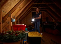 HART 20-Volt Hybrid LED Site Light, 1,800 Lumens (Battery Not Included), Limited 3-year warranty