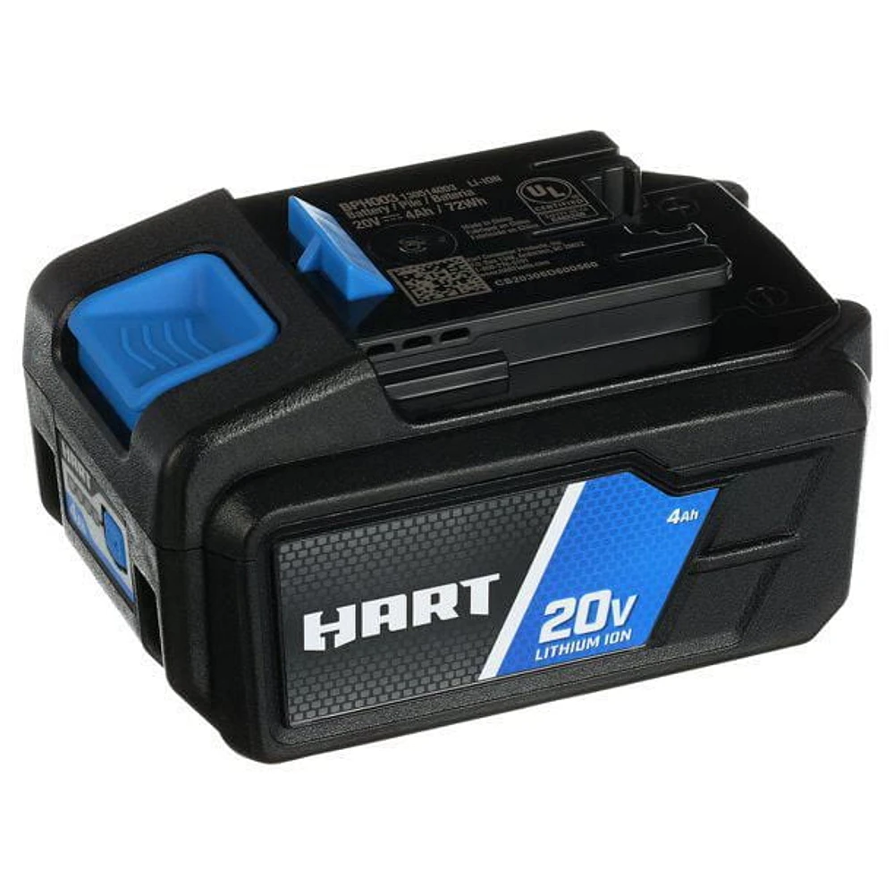 HART 20-Volt Lithium-Ion 4.0Ah Battery and Charger Kit