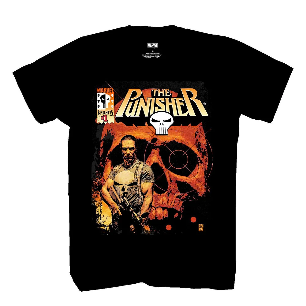 Mens Punisher Big Skull T-Shirt