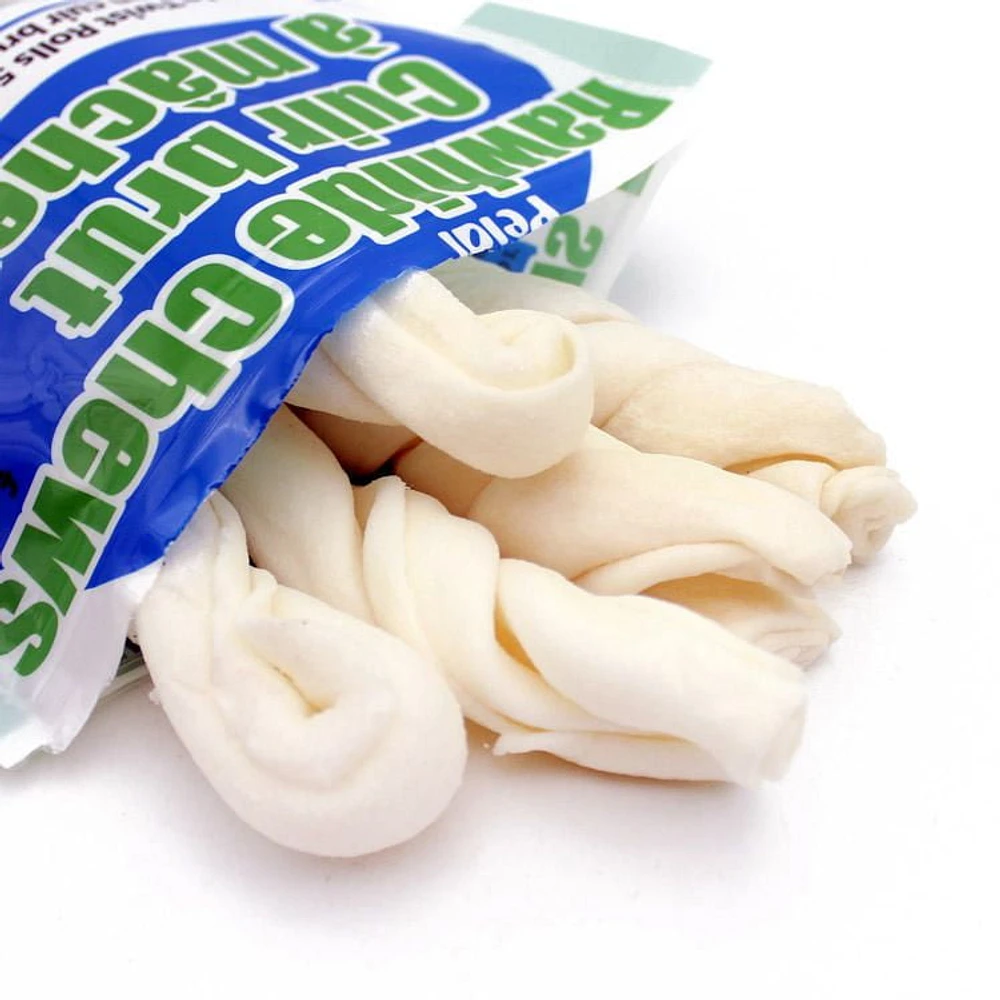 Peidi Rawhide Twist Rolls Dog Chews