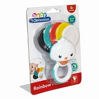 Rainbow Peacock Rattle, Soft rattle in the shape of a peacock