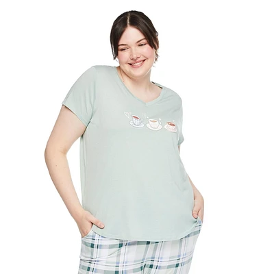 George Women's Plus V-Neckline Tee, Sizes 1X-3X