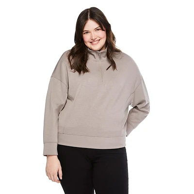 George Plus Women's Half-Zip Popover, Sizes 1X-4X