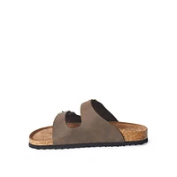 Time and Tru Women's Double Buckled Sandals