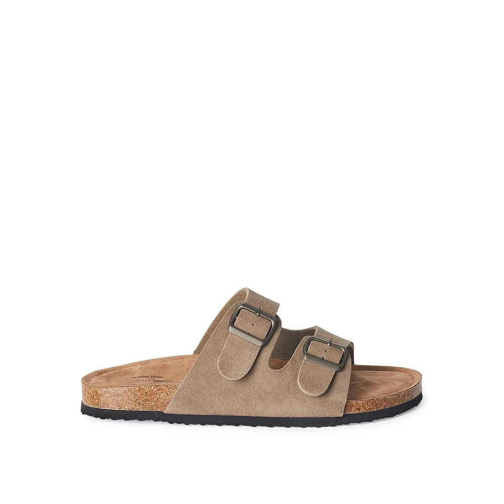 George Men's Buckled Sandals, Sizes 7-13