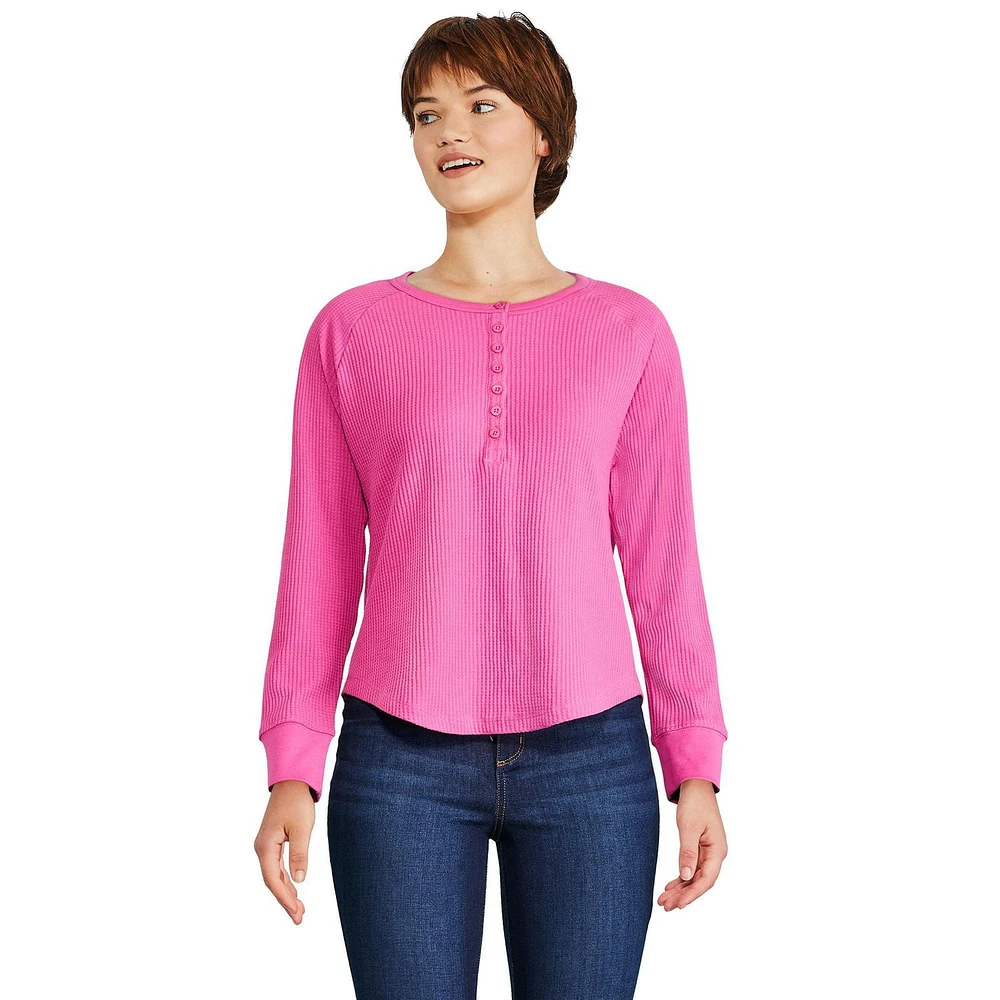 Haut henley gaufré George pour femmes
