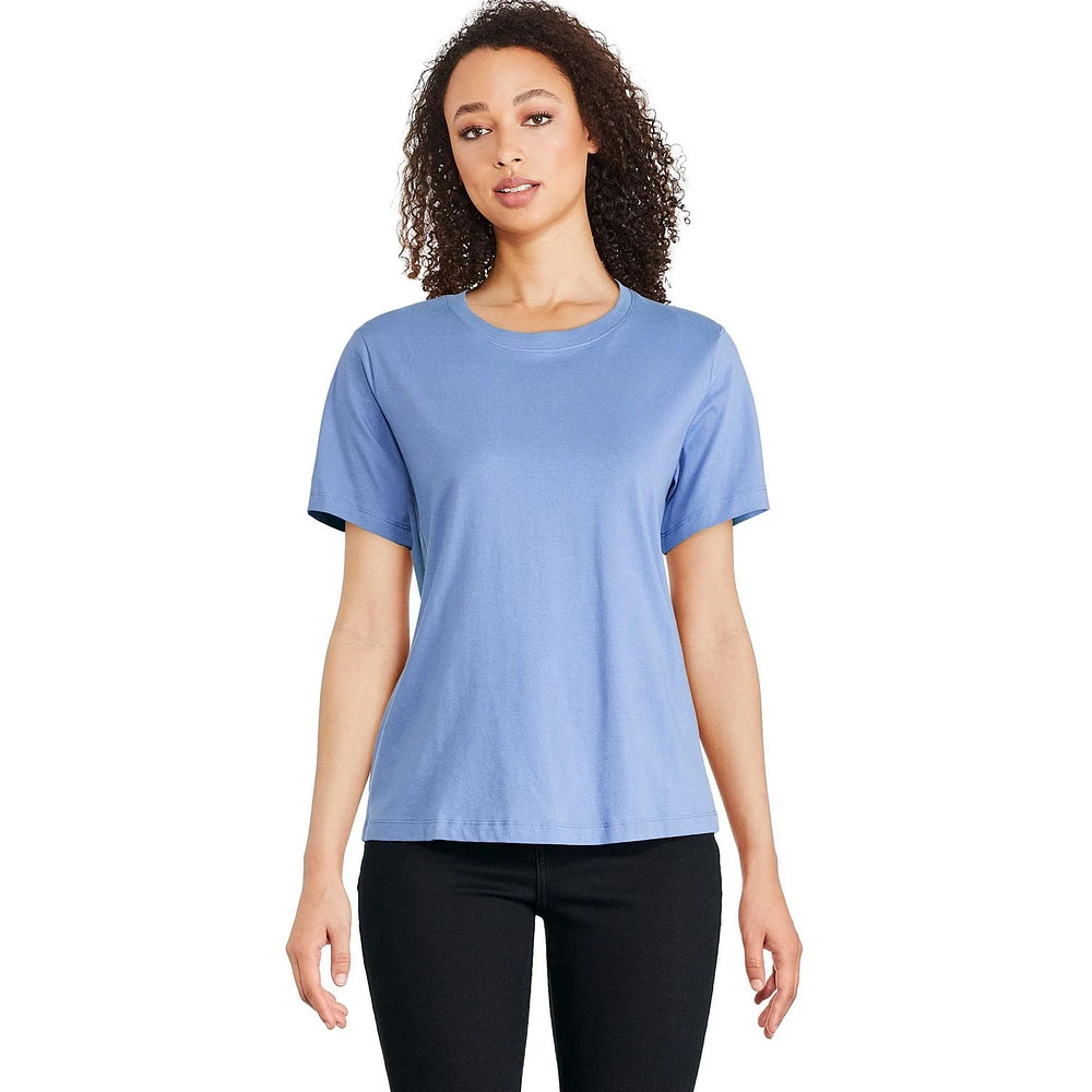 T-shirt à encolure ras du cou George pour femmes Tailles TP–TTG