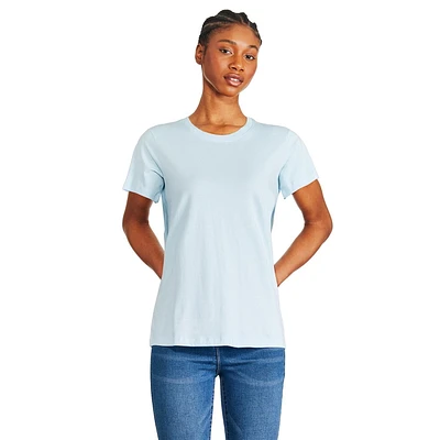 T-shirt à encolure ras du cou George pour femmes Tailles TP–TTG