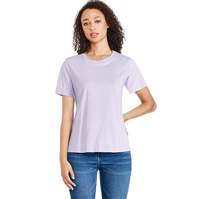 T-shirt à encolure ras du cou George pour femmes Tailles TP–TTG