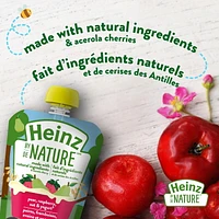 Heinz by Nature Organic Baby Food - Pear, Raspberry, Oat & Yogurt Purée