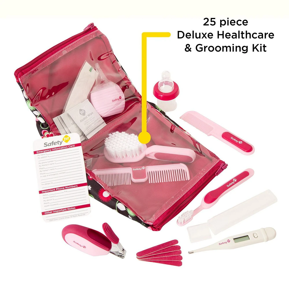 Safety 1st Deluxe Healthcare And Grooming Kit - Pink