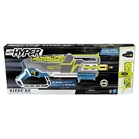 Nerf Hyper Siege-50 Pump-Action Blaster -- Includes 40 Nerf Hyper Rounds, Up To 110 FPS Velocity, Easy Reload, Holds Up To 50 Rounds