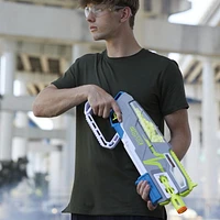 Nerf Hyper Siege-50 Pump-Action Blaster -- Includes 40 Nerf Hyper Rounds, Up To 110 FPS Velocity, Easy Reload, Holds Up To 50 Rounds