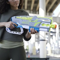 Nerf Hyper Siege-50 Pump-Action Blaster -- Includes 40 Nerf Hyper Rounds, Up To 110 FPS Velocity, Easy Reload, Holds Up To 50 Rounds