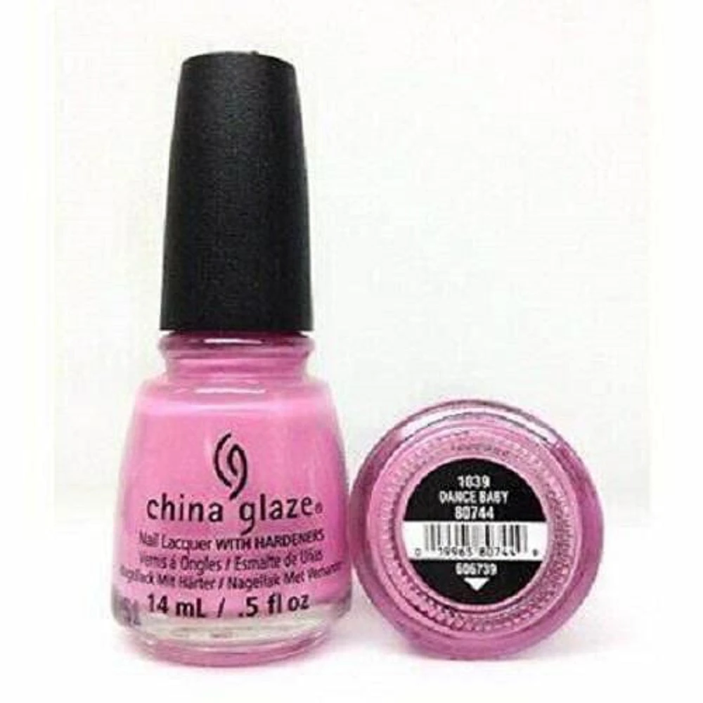 China Glaze Nail Lacquer - Dance Baby - 0.5 FL OZ, Nail Lacquer