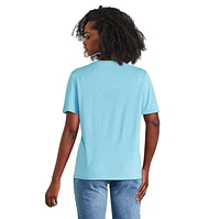 Disney Women's Stitch Boyfriend Tee