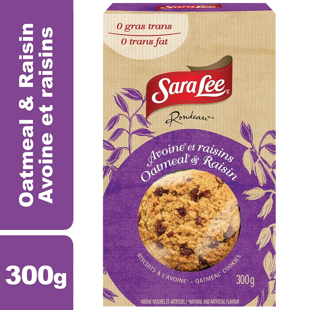 Sara Lee® Oatmeal & Raisin Cookies, 300 g
