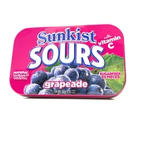 Sunkist Sours with Vitamin C - Grapeade, A Deliciously Fruity Source of Vitamin C