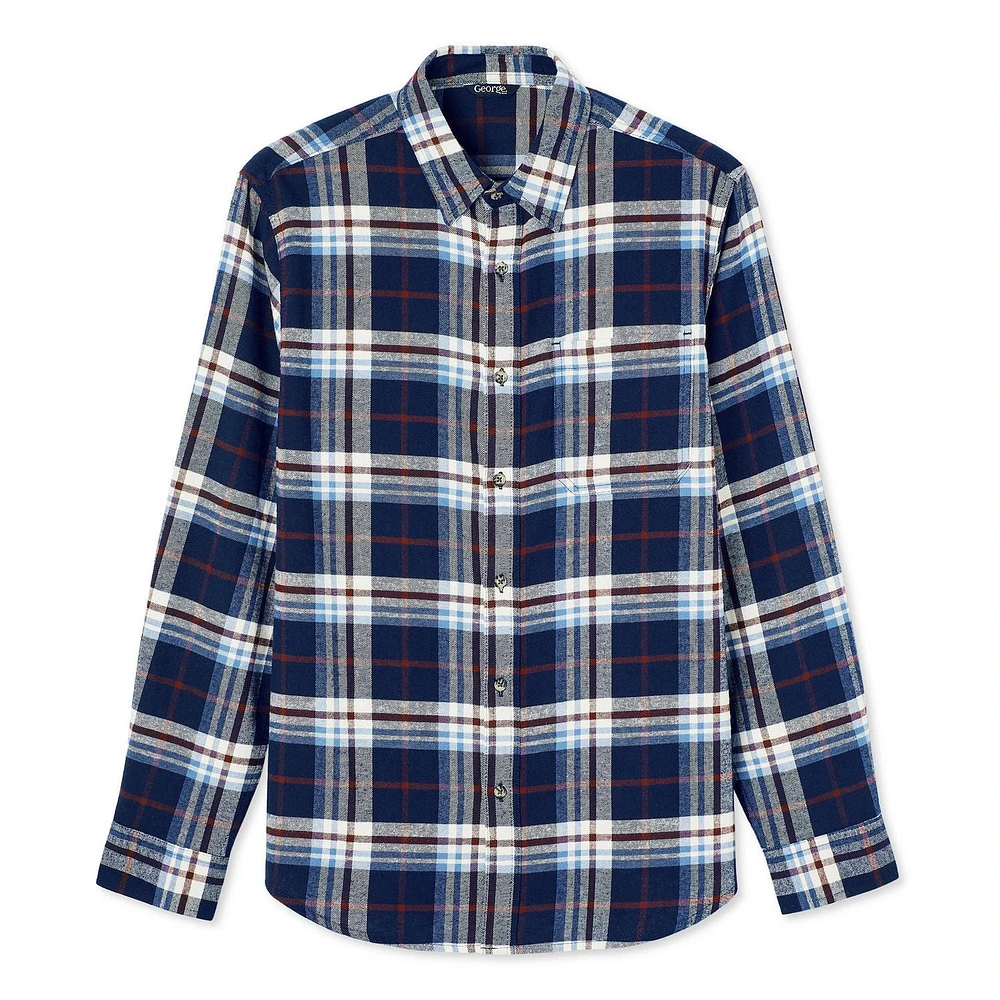 George Men's Flannel Shirt