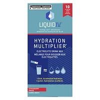 Liquid I.V. Strawberry Hydration Multiplier Electrolyte Drink Mix, 16g Mix/10 units