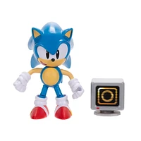 Sonic 4" Figure - Classic Sonic with Ring Item Box