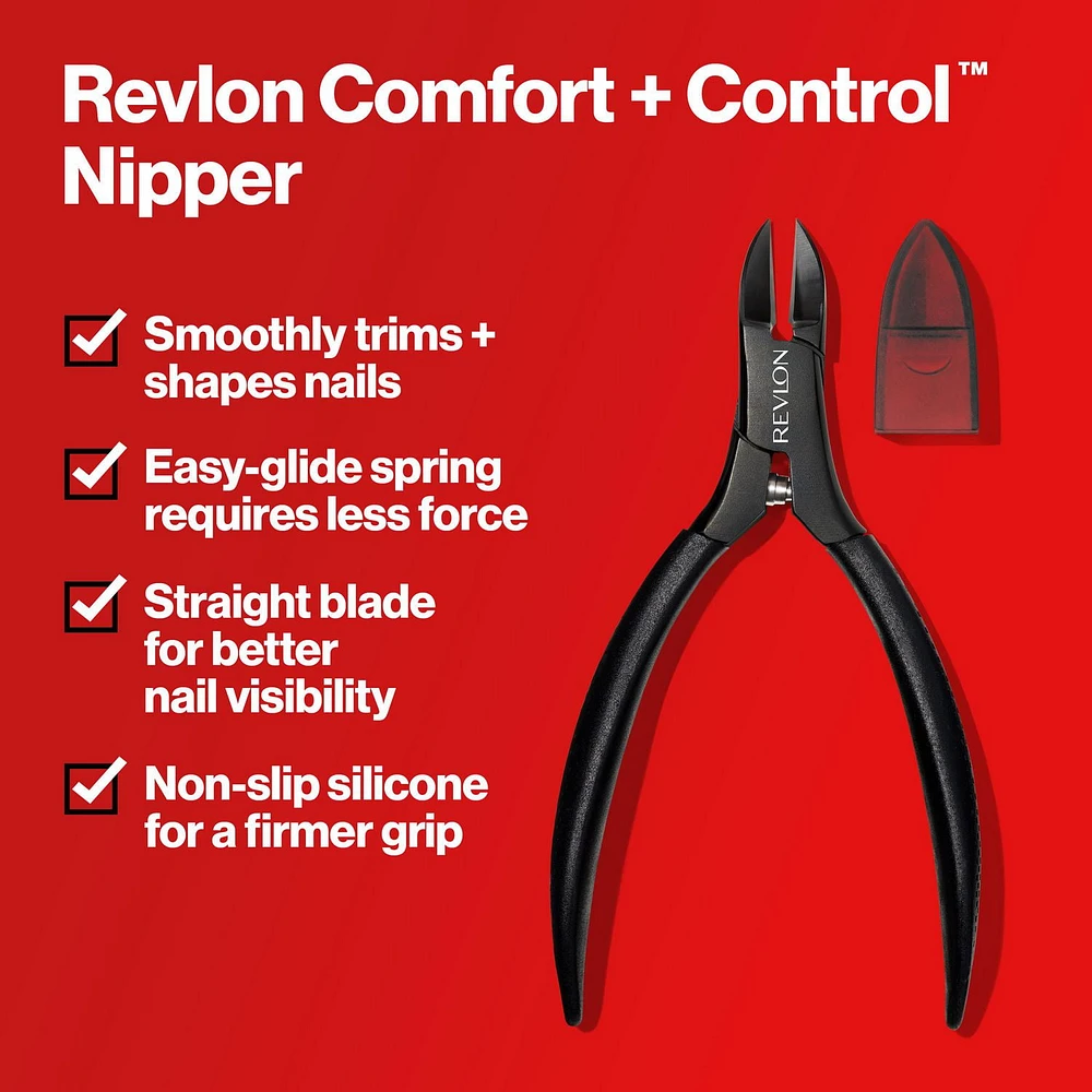 Revlon Comfort and Control Nail Nipper, 1 Count