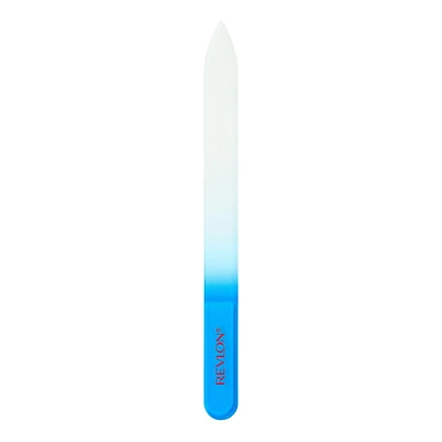 Revlon Bacterial Shield Glass Nail File, 2-in-1 nail file that expertly shapes and smooths.