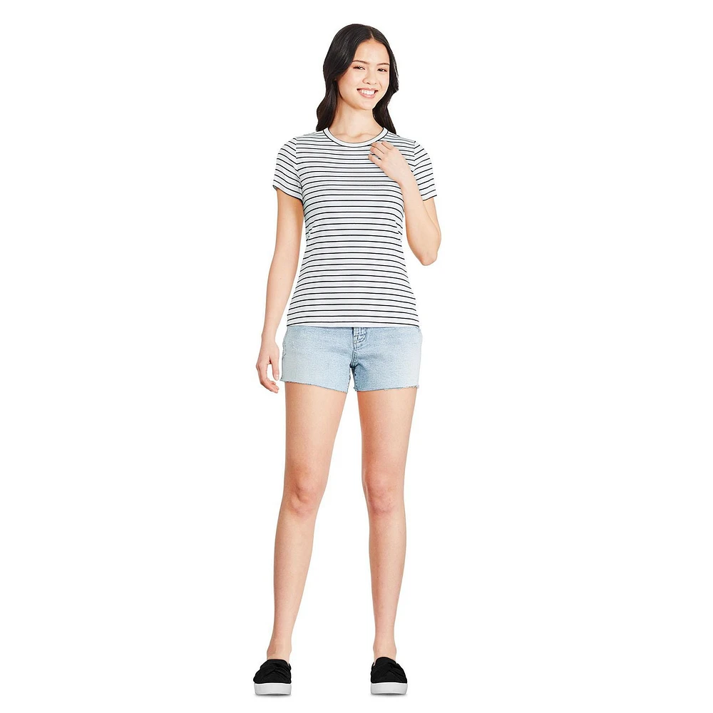 George Women's Short Sleeve Rib Tee