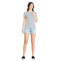 George Women's Short Sleeve Rib Tee