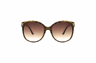 Lunettes de soleil Wayfarer ambre en écaille de tortue de Madden NYC