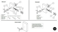 Explore Hardware Bali Model Solid Metal Single Dummy Door Knob