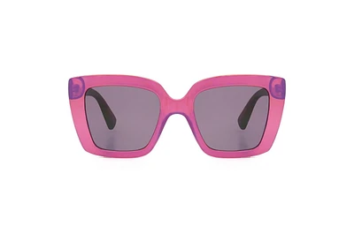 Madden NYC Pink Oversized Cat Eye Sunglasses