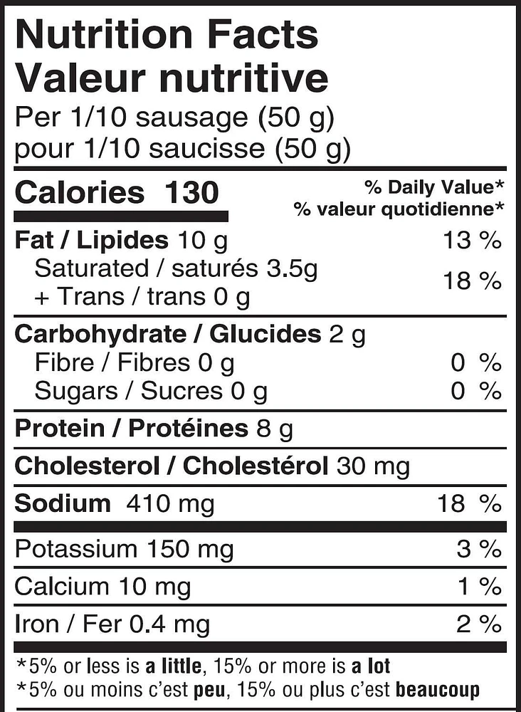 Drake Meats Garlic Farmer Sausage, 500 g