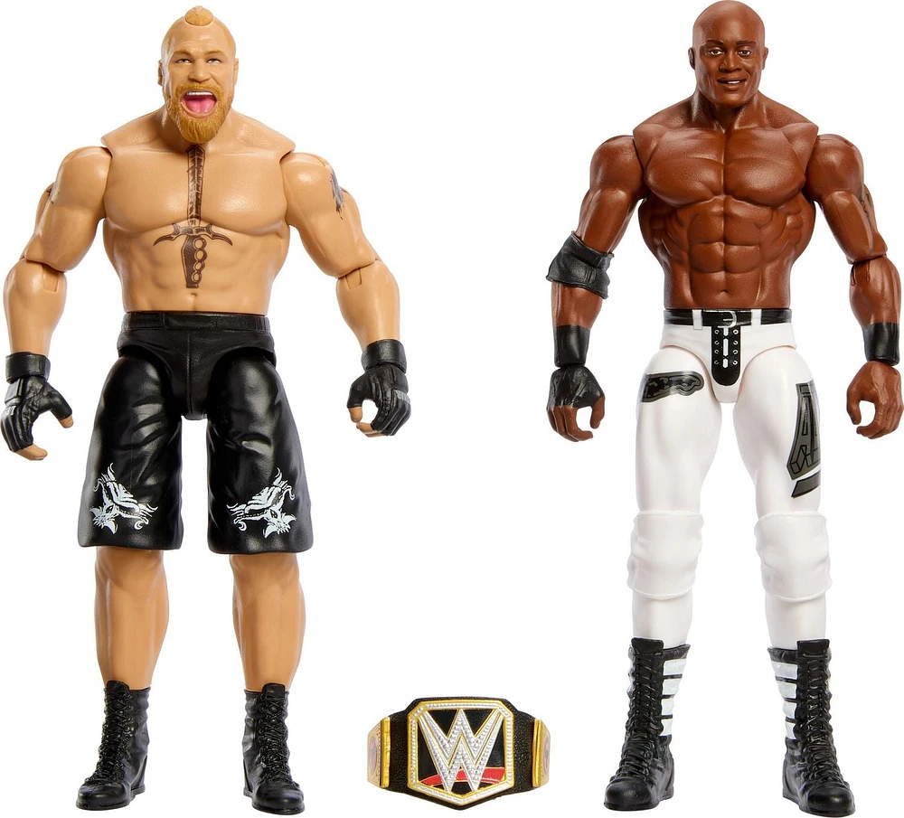 WWE Championship Showdown Brock Lesnar vs Bobby Lashley Figures 2-Pack