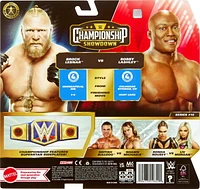 WWE Championship Showdown Brock Lesnar vs Bobby Lashley Figures 2-Pack