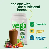 Vega Essentials Plant-Based Protein Powder, Raspberry Blackberry