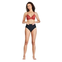 Haut de bikini bordé à point d’échelle George pour femmes