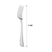 Mainstays 3-Piece Fleetline Salad Fork Stainless Steel Silver, MS Fleetline Salad Forks